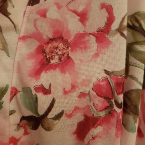 Show Me Your MuMu short cover-up or robe pink floral - Picture 3 of 5